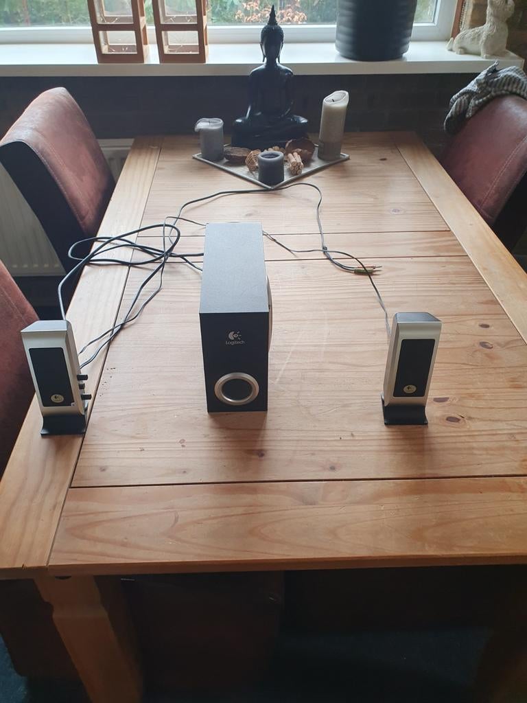 Logitech S200 2.1 Luidsprekerset met Subwoofer, Computers en Software, Ophalen, Gebruikt, Audiokanaal 2.1, Logitech