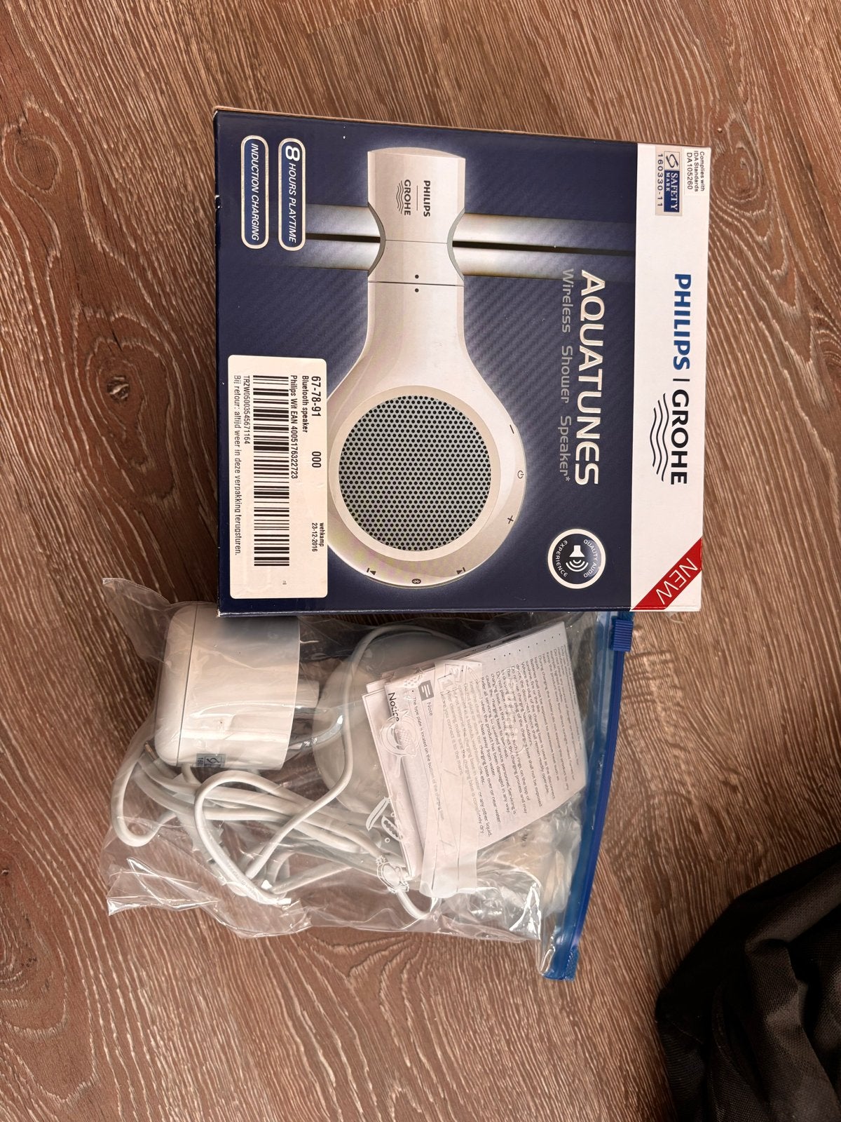 Philips Aquatunes Draadloze Douche Speaker - Nieuw