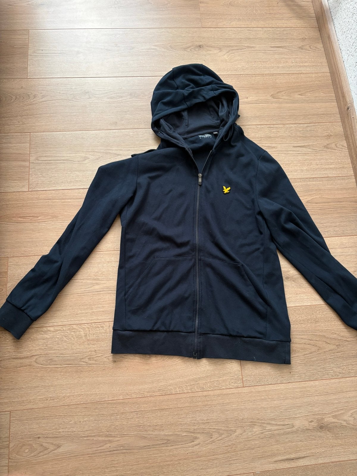 Lyle & Scott hoodie met rits - Maat M, Ophalen, Zo goed als nieuw, Maat 48/50 (M), Blauw