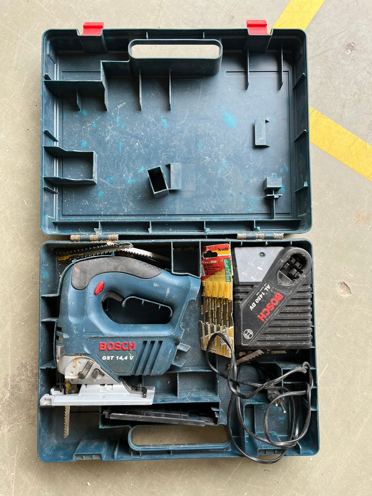 Bosch GST 14.4v decoupeerzaag, Bosch, Gebruikt, ., Ophalen of Verzenden