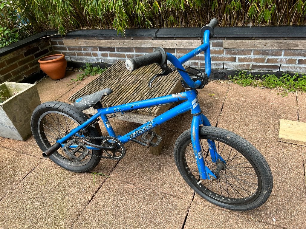 BMX – Nitrous 18,5” freestyle stuntfiets (kind), Ophalen, Gebruikt, Staal