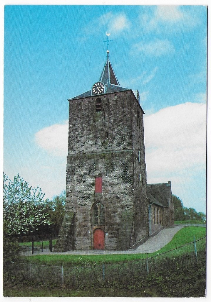 Dodewaard N H Kerk Gelopen Ansichtkaart ( B4626), Ophalen of Verzenden, Voor 1920, Gelopen