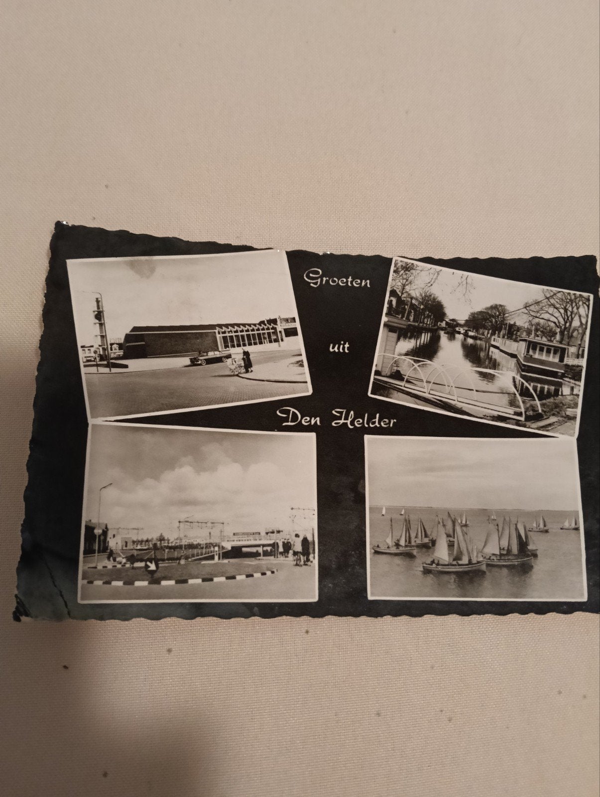 Oude ansichtkaart Groeten uit Den Helder, Ophalen of Verzenden, Voor 1920, Gelopen, Noord-Holland