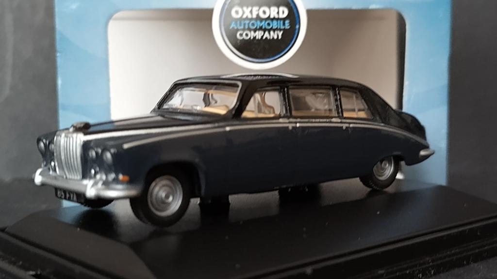 Daimler DS 420 Embassy Black Carlton Grey 1:76 Oxford Pol, Auto, Verzenden, ., Nieuw