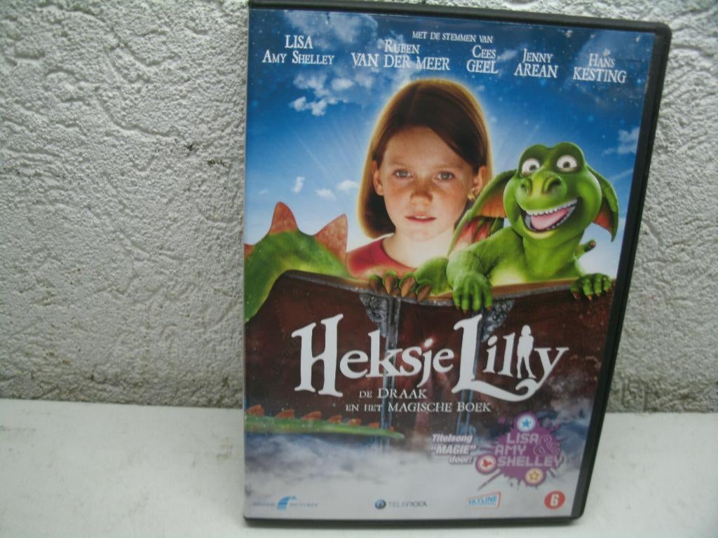dvd 252k heksje lilly de draak en het magische boek, Alle leeftijden, Ophalen of Verzenden, Zo goed als nieuw