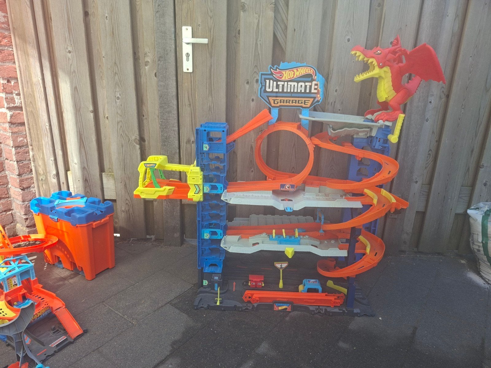 Grote Hot Wheels collectie: oa. Ultimate Garage, Ultra Car W, Ophalen, Gebruikt