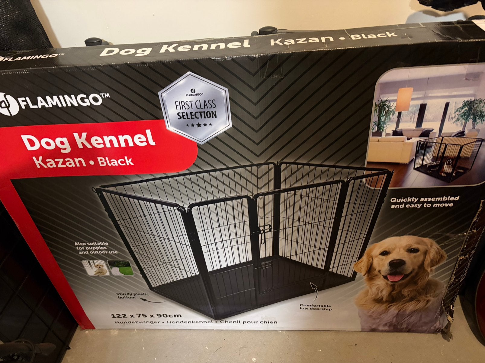 Honden  bench/ kennel, Ophalen, Hondenkennel, 110 cm of meer, 65 tot 100 cm