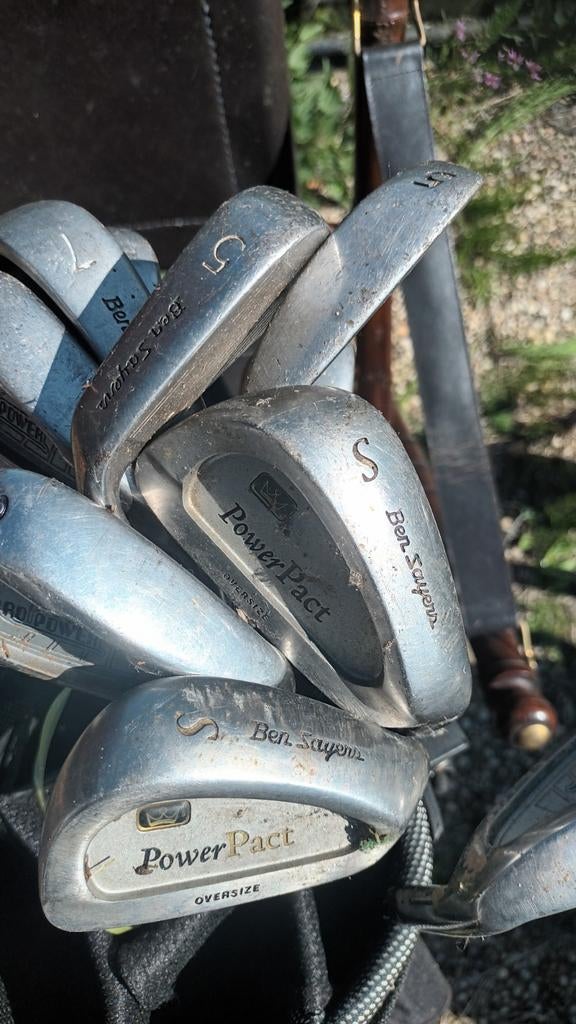 Golftas met golfclubs - Ben Sayers Power Pact, Ophalen of Verzenden