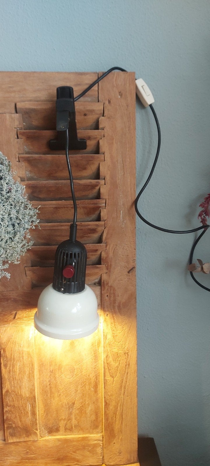 Erco lamp met klemclip in nette staat, Ophalen of Verzenden, Gebruikt, Metaal