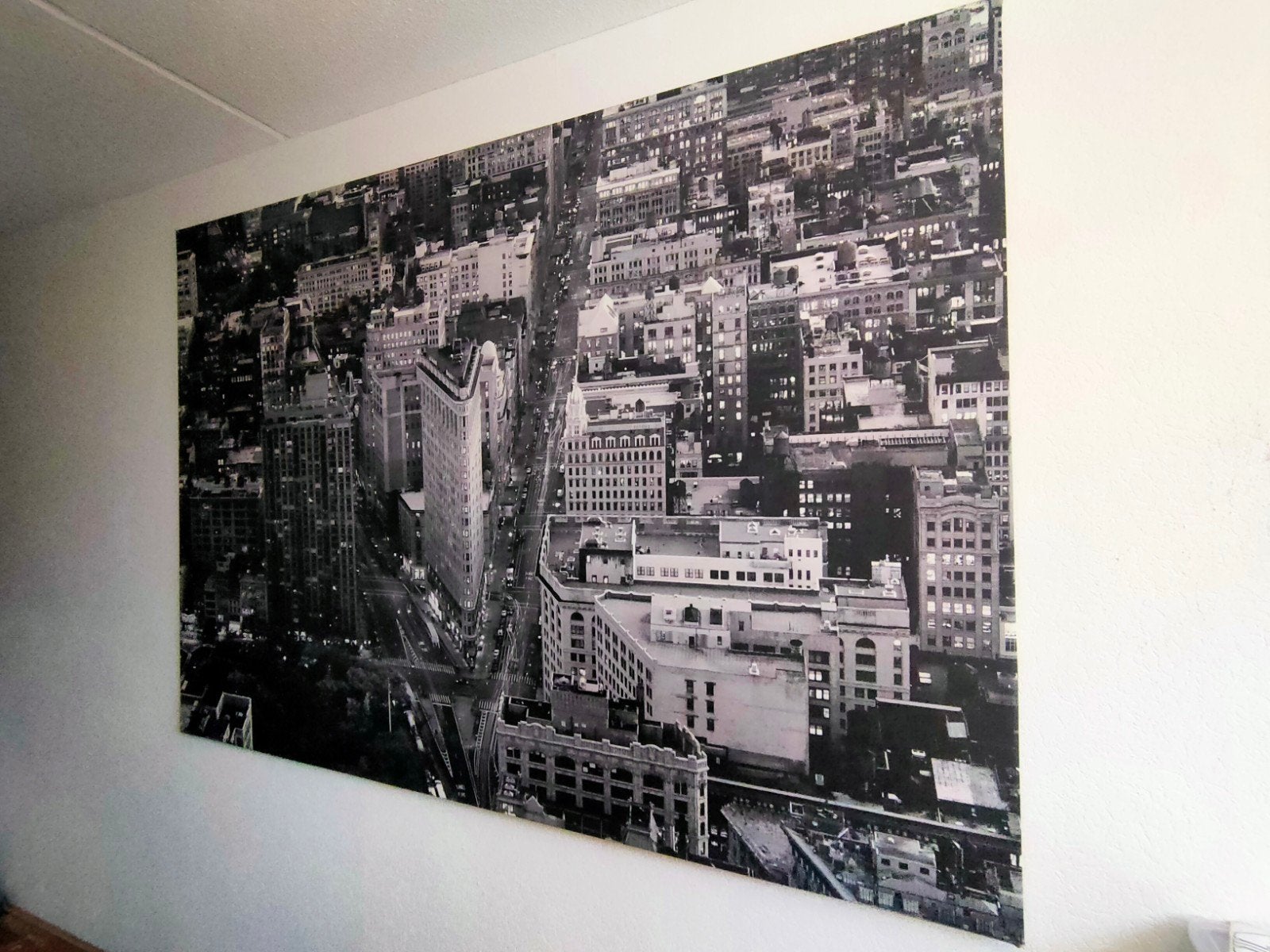 Ikea Flatiron Building New York 200x140, Ophalen, Zo goed als nieuw, 125 cm of meer, Print