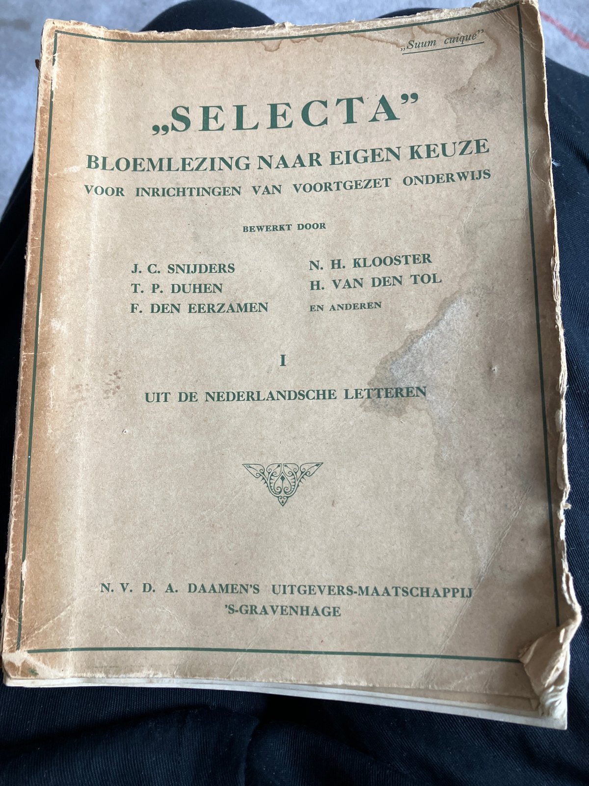 Bloemlezing nederlandse letteren, Verzenden