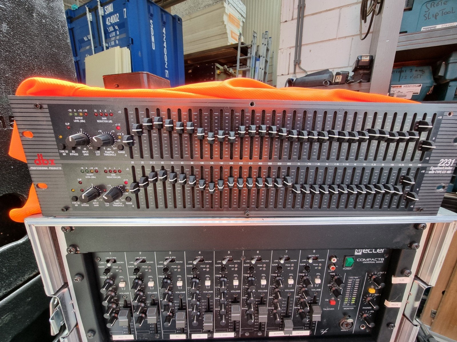 dbx 2231 Equalizer/Limiter Type III NR, Ophalen of Verzenden, Gebruikt, Minder dan 5 kanalen