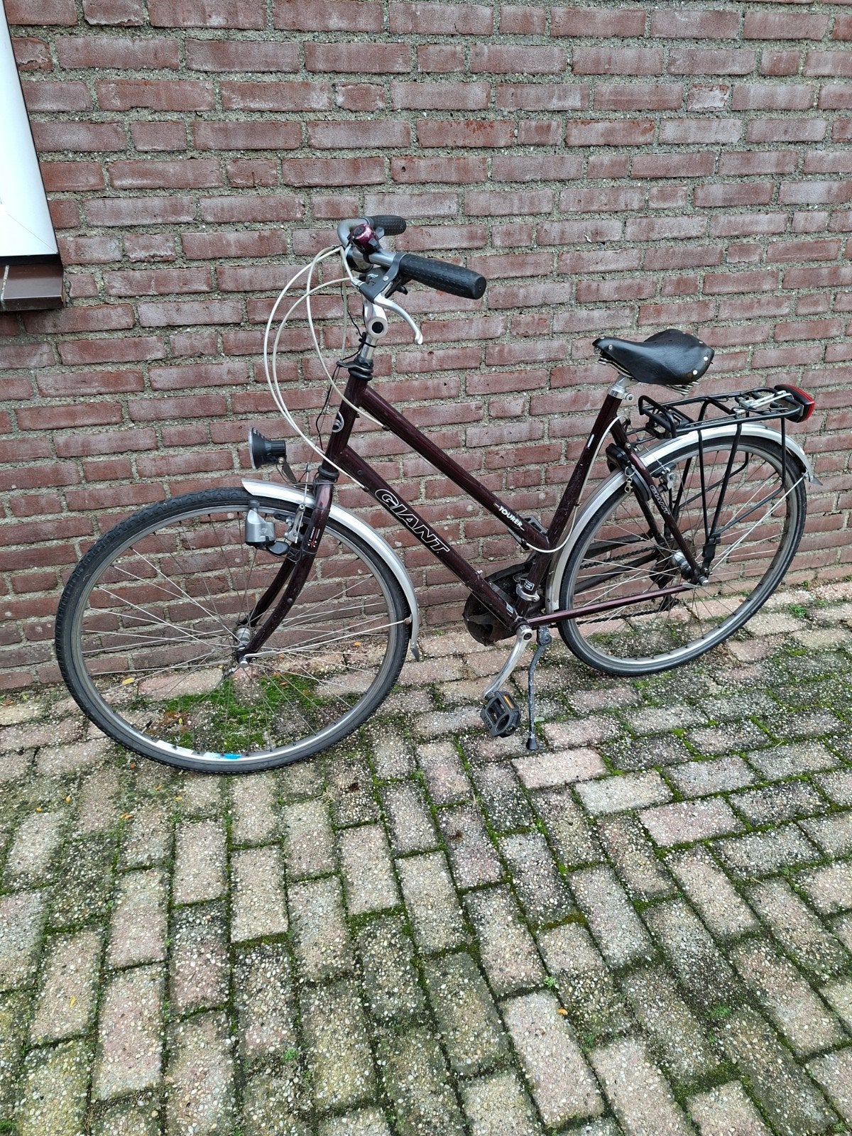 Giant Tourer  28 inch, frame 57 cm, 7 versnellingen, Ophalen, Gebruikt, Minder dan 10 versnellingen, 28 inch