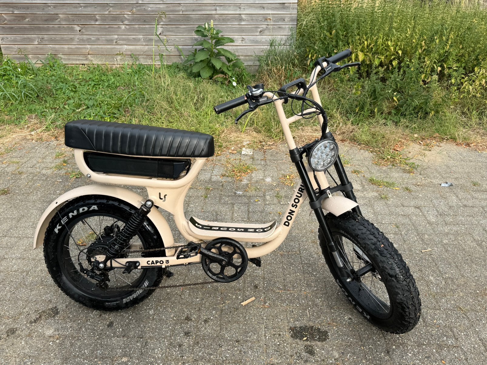 Don souris capo premium matte desert sand Fatbike, Ophalen, Gebruikt, Maximaal 25 km/u, Overige modellen