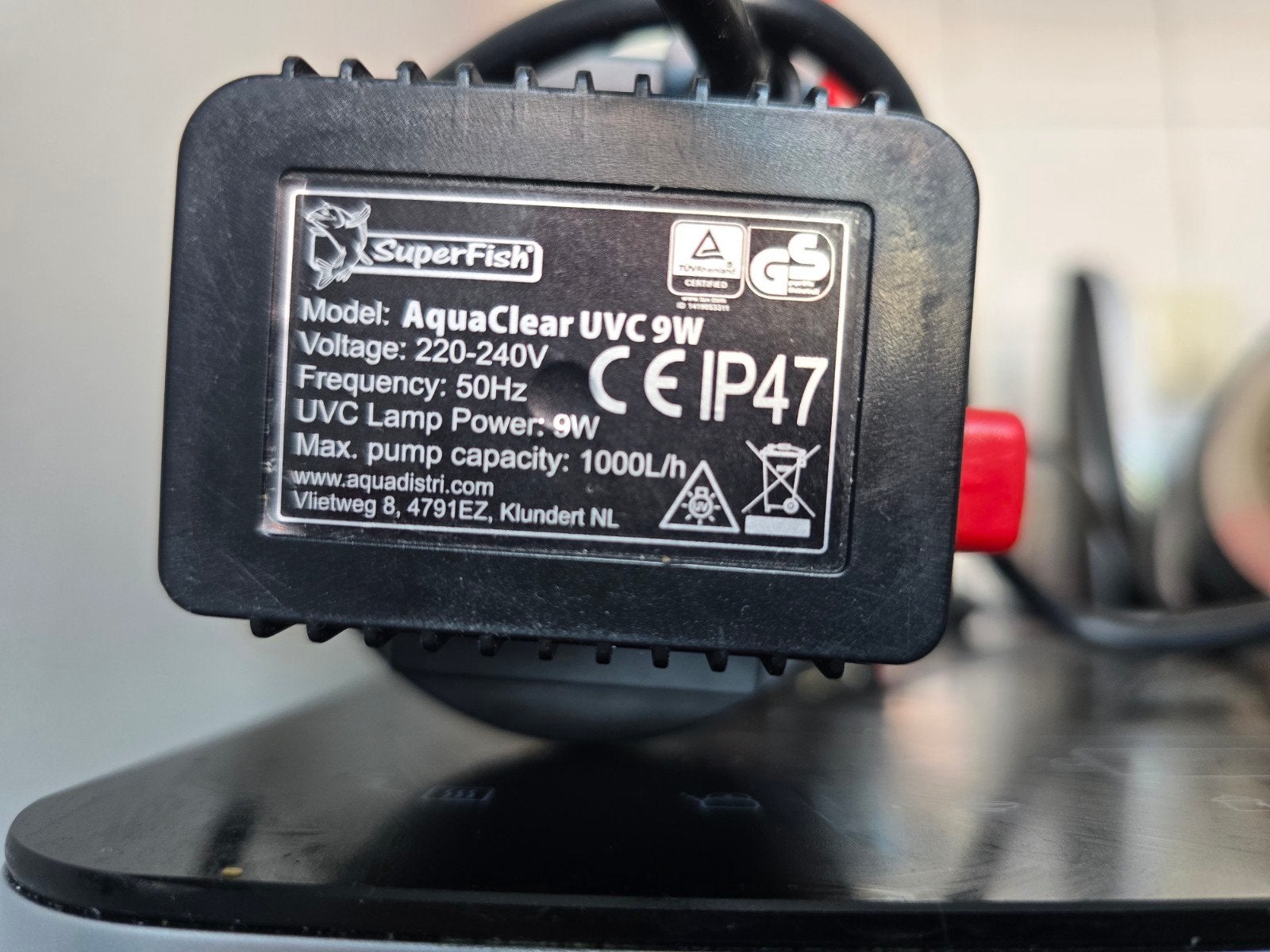 superfish uv 9 w + eheim pomp, Ophalen of Verzenden, Inclusief toebehoren, Zo goed als nieuw, Filter