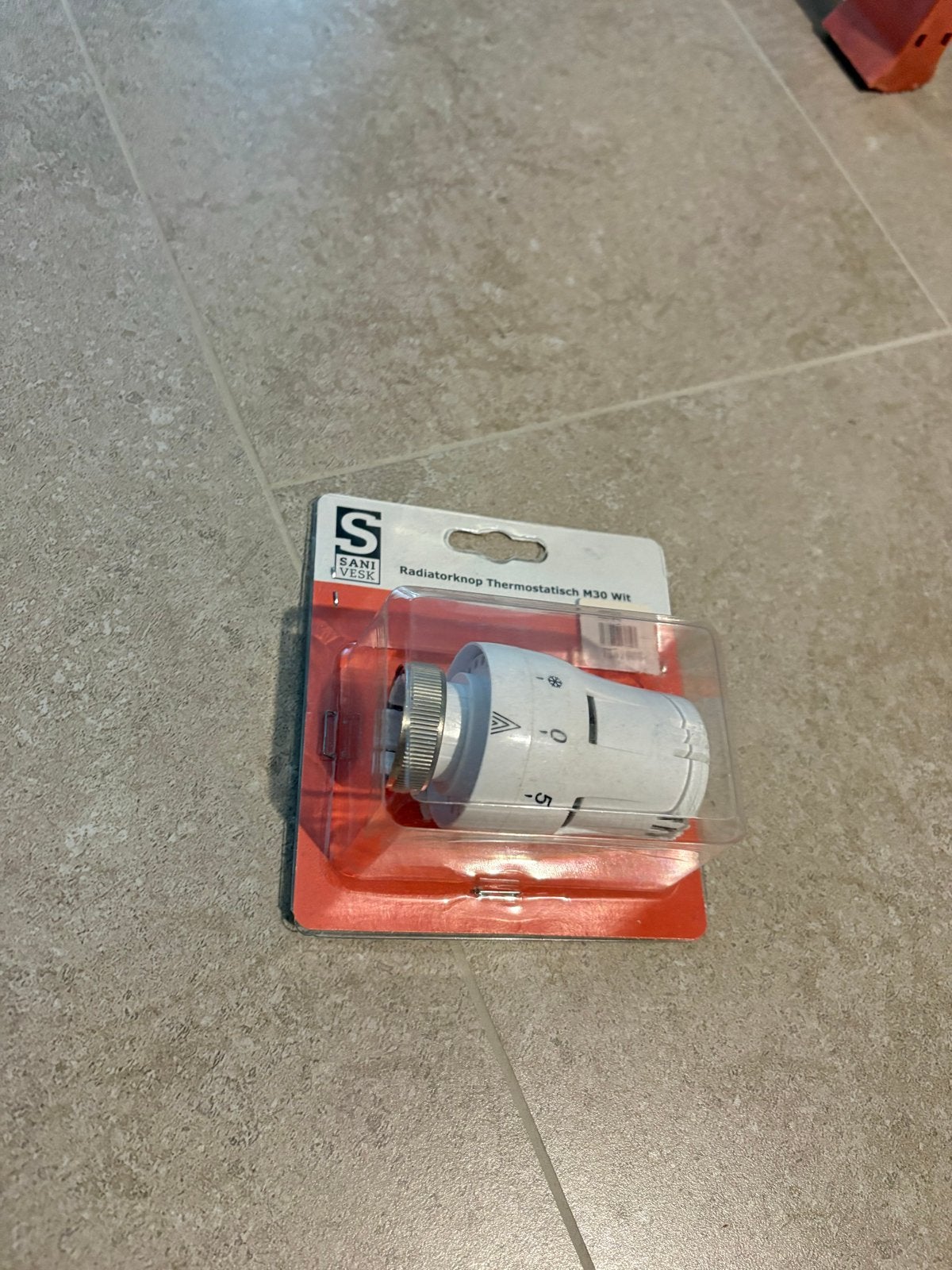 Sani-Vesk radiatorthermostaatknop M30 Wit, Ophalen of Verzenden, Nieuw