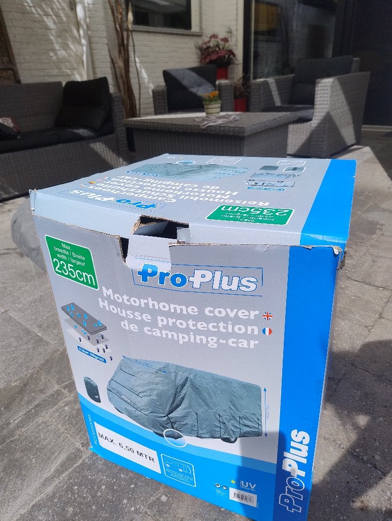 ProPlus Motorhome Cover (camperhoes), Caravans en Kamperen, Camper-accessoires, Ophalen, Zo goed als nieuw