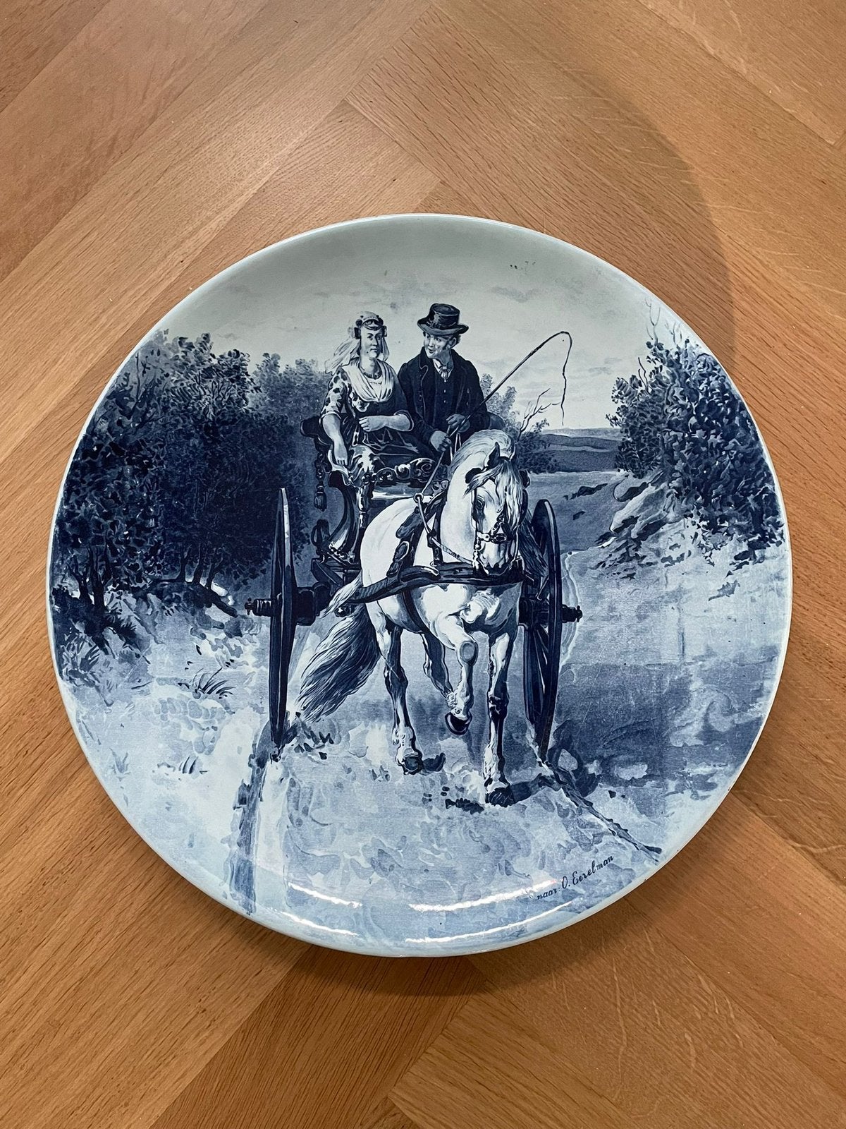 Mooi onbeschgadigd bord van Otto Eerelman, Ophalen