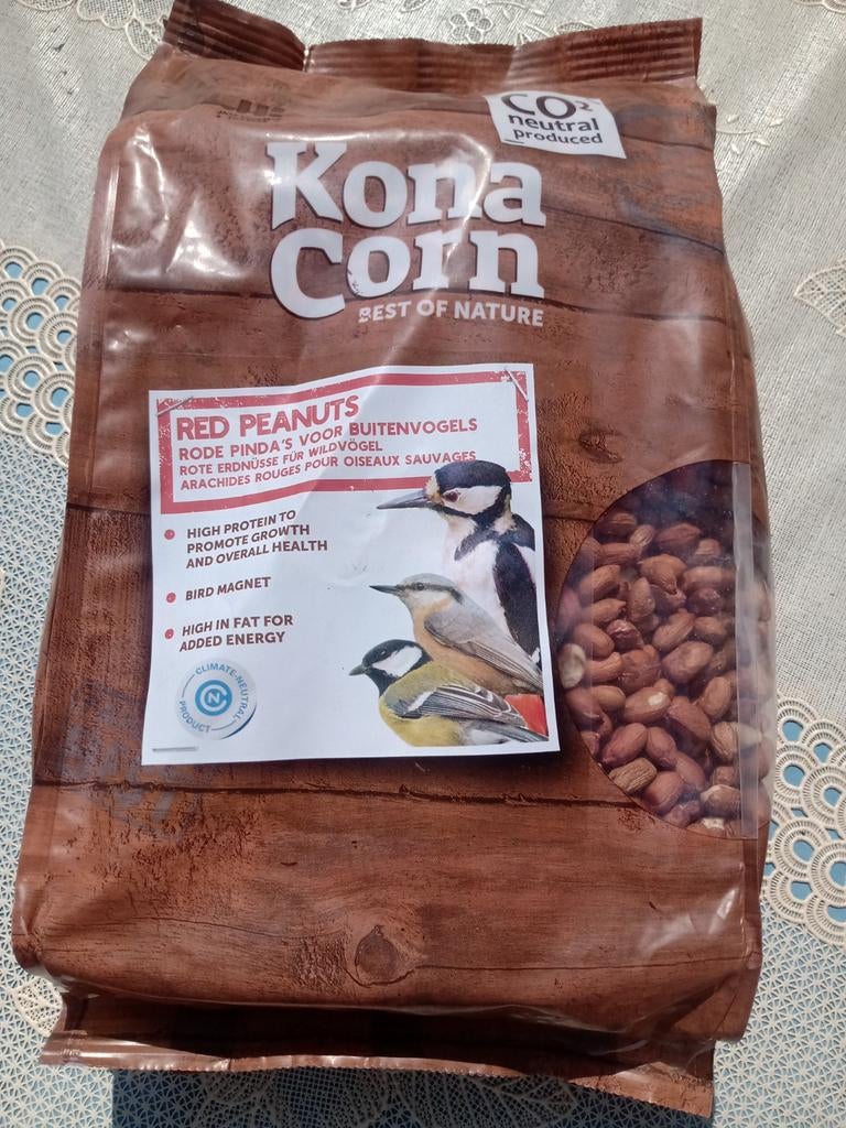 Konacorn Rode pinda's 1,8 kg, Ophalen of Verzenden