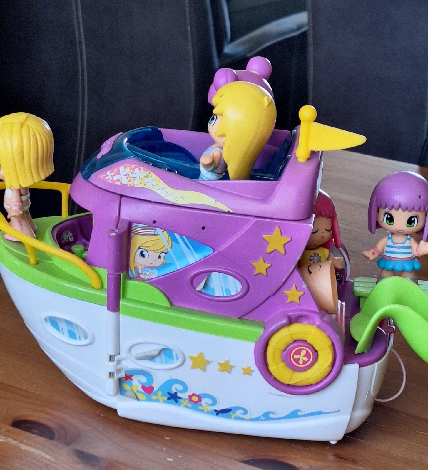 Pinypon Speelboot Uitklapbaar met Popjes en Accessoires, Ophalen, Overige typen