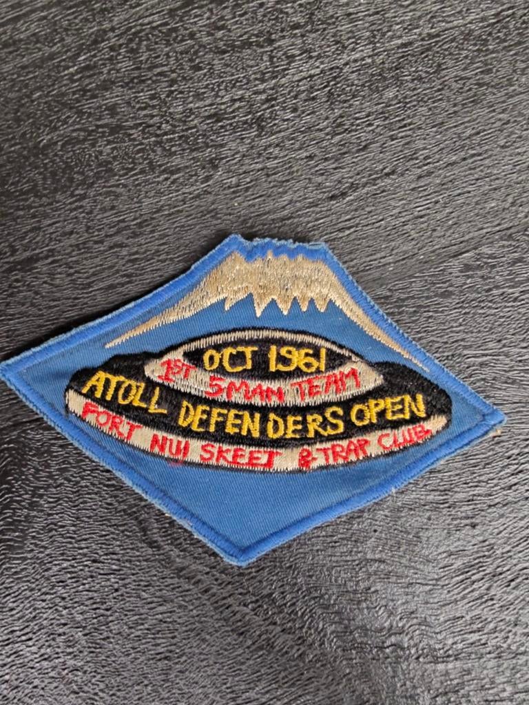 Patch oct 1961 Atoll Defenders Open, Ophalen of Verzenden, Luchtmacht, Nederland, Embleem of Badge