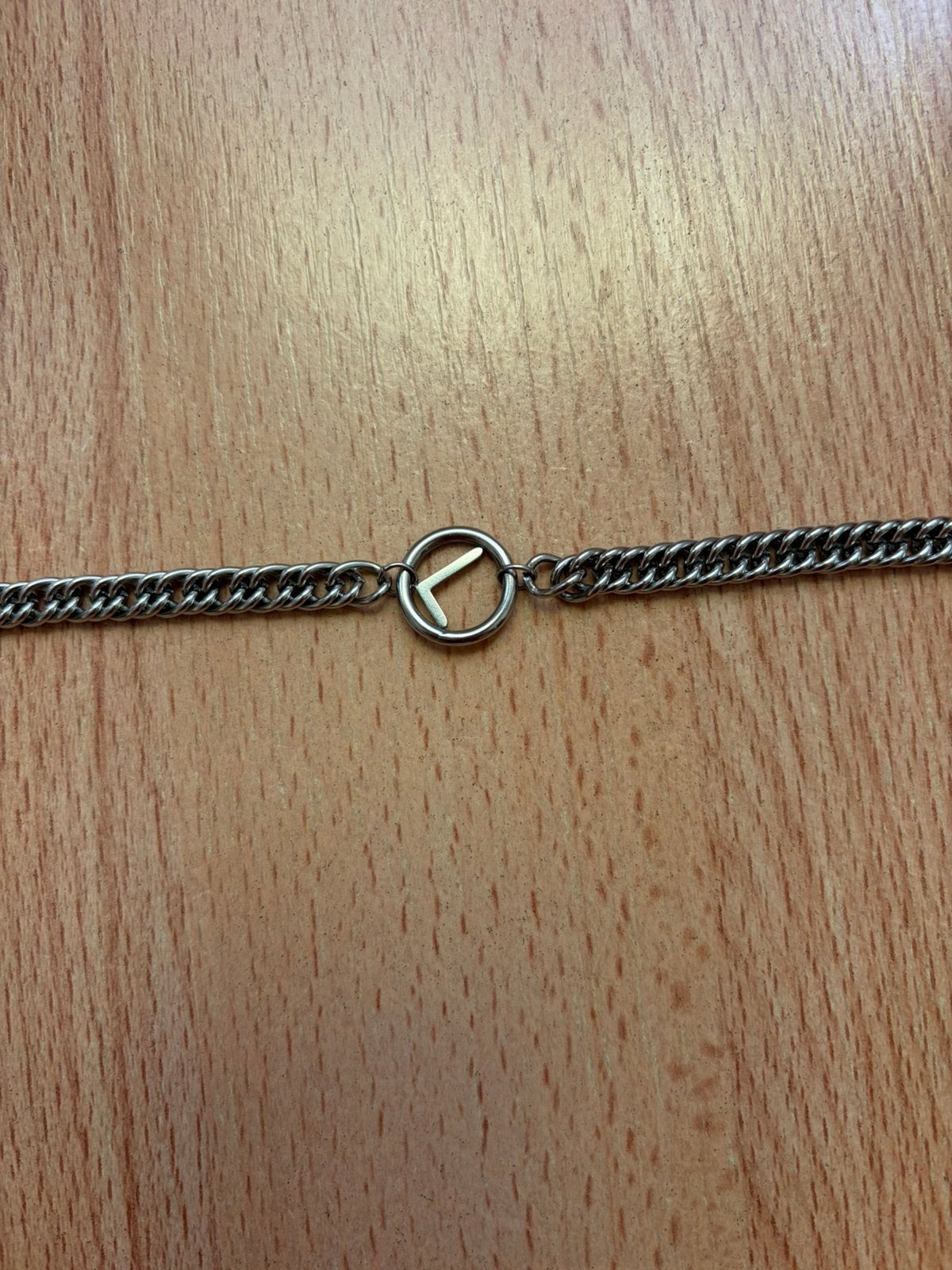Initial armbandje L My Jewellery, Ophalen of Verzenden, Zo goed als nieuw, Zilver, Overige materialen