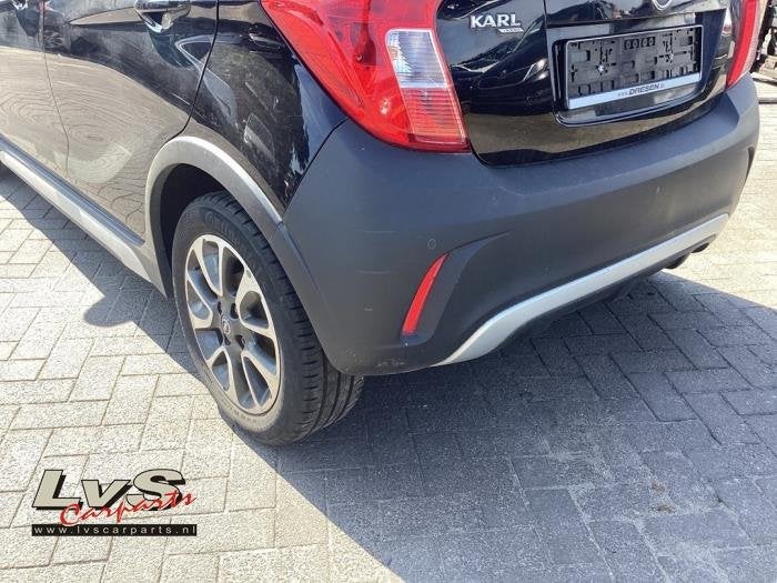 Achterbumper van een Opel Karl (ZWART), Gebruikt, -, -, Opel