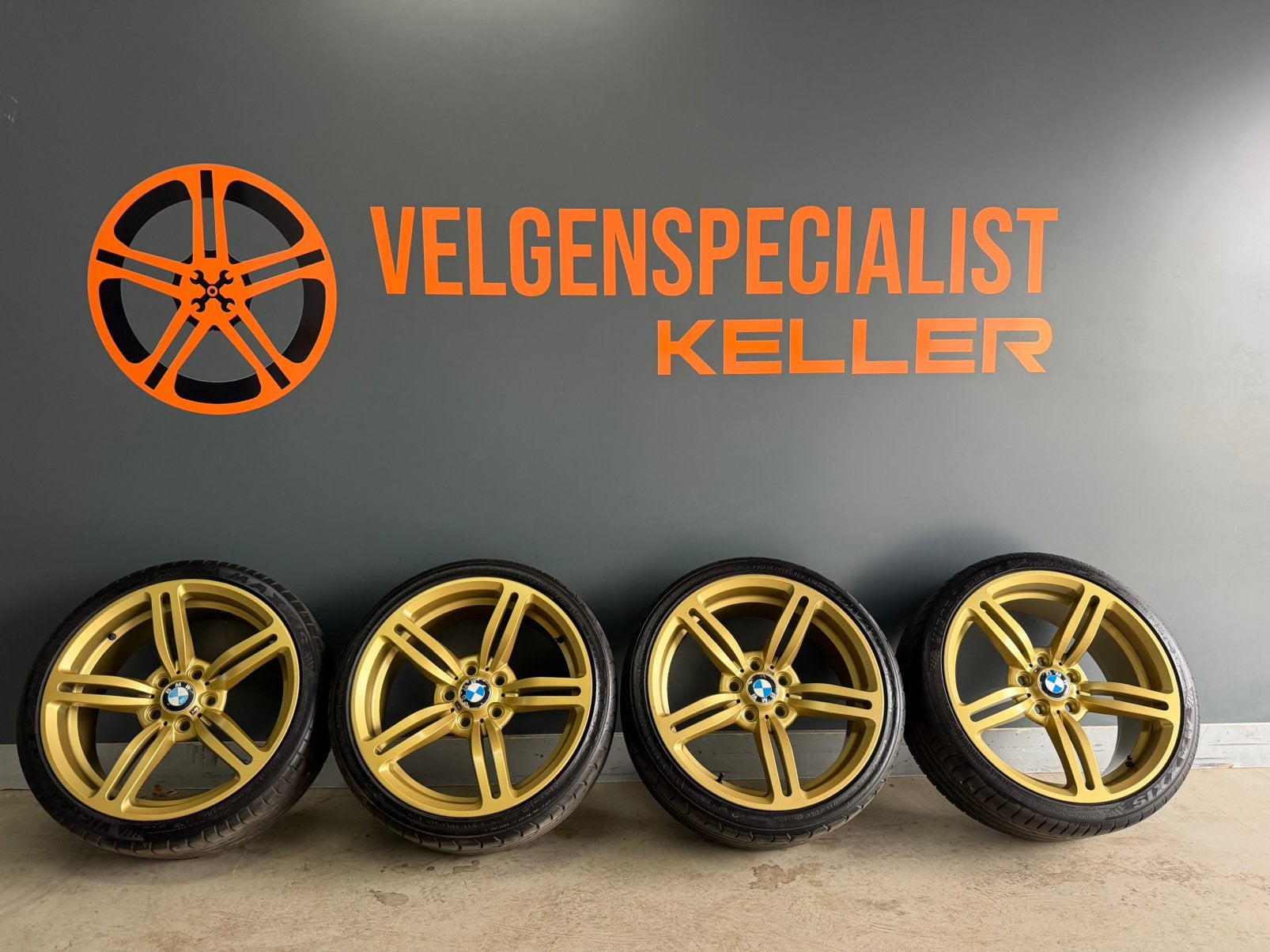 Bmw 1 3 4 serie m velgen 19 inch Goud 5x120 zomer 235/35/19, Ophalen of Verzenden, 19 inch, Zomerbanden, Banden en Velgen