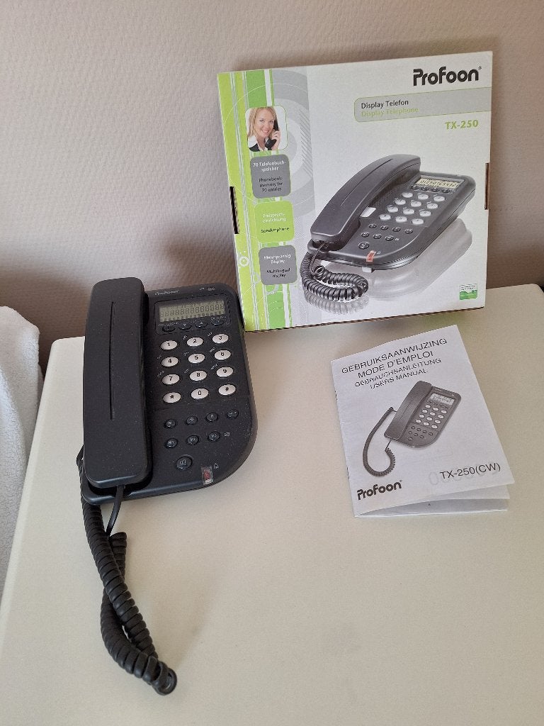 Profoon TX-250 Display Telefoon - Zo goed als nieuw, Ophalen, Zo goed als nieuw