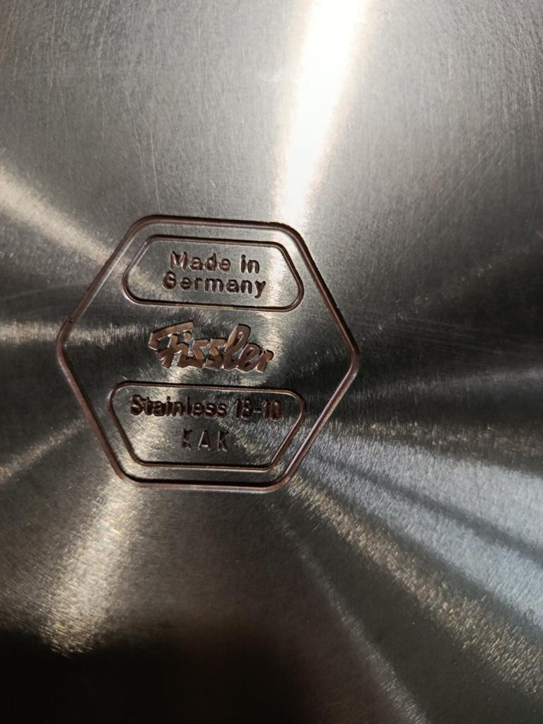 Fissler koekenpan, 30 cm, geen inductie, Ophalen of Verzenden, Rvs, Koekenpan of Braadpan