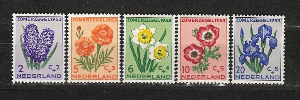 Nl 602-606 postfris, Ophalen of Verzenden, Na 1940, Postfris