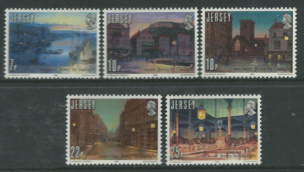 JERSEY 1981 150j. Gas in Jersey, Michel: 257-61, Postfris., Verzenden, Postfris