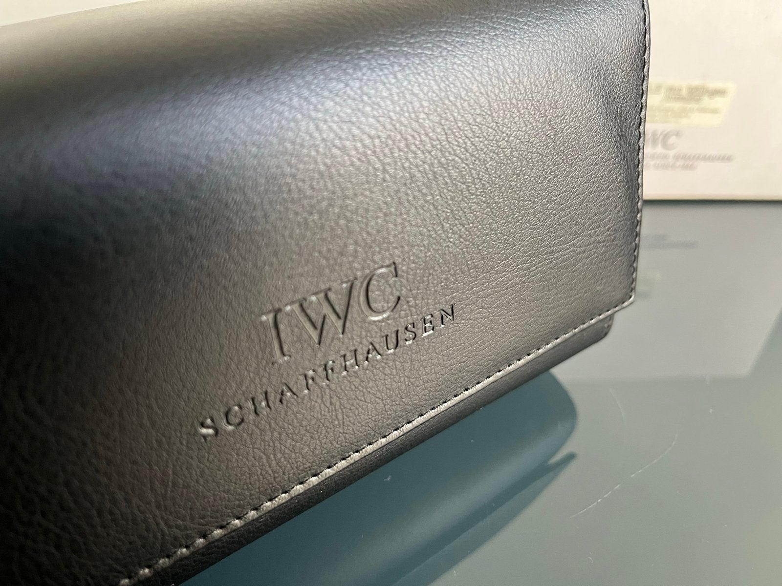 IWC Schaffhausen horloge box etui voor 3 horloges NOS, Ophalen of Verzenden, Nieuw