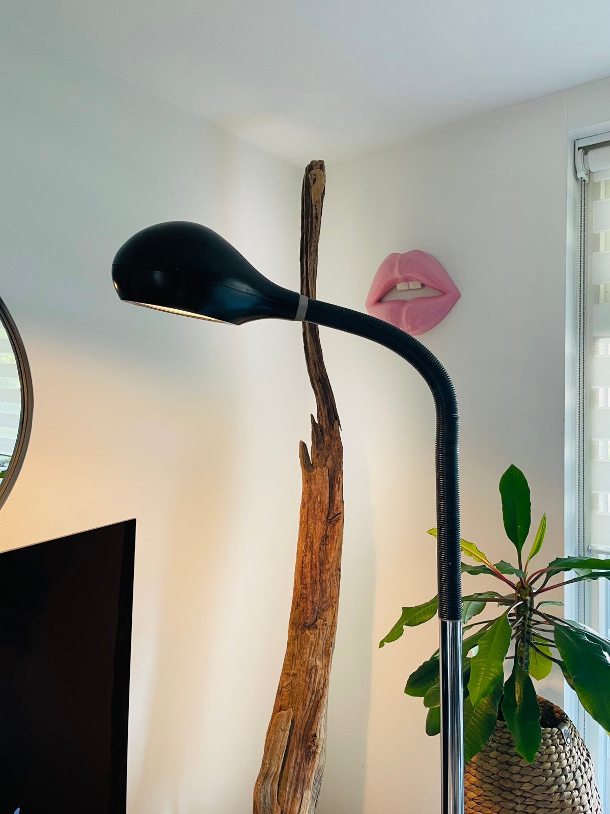 1974’s Temde Cobra Floorlamp Typ 132, Ophalen, Gebruikt, Space Age / 1970's, 100 tot 150 cm