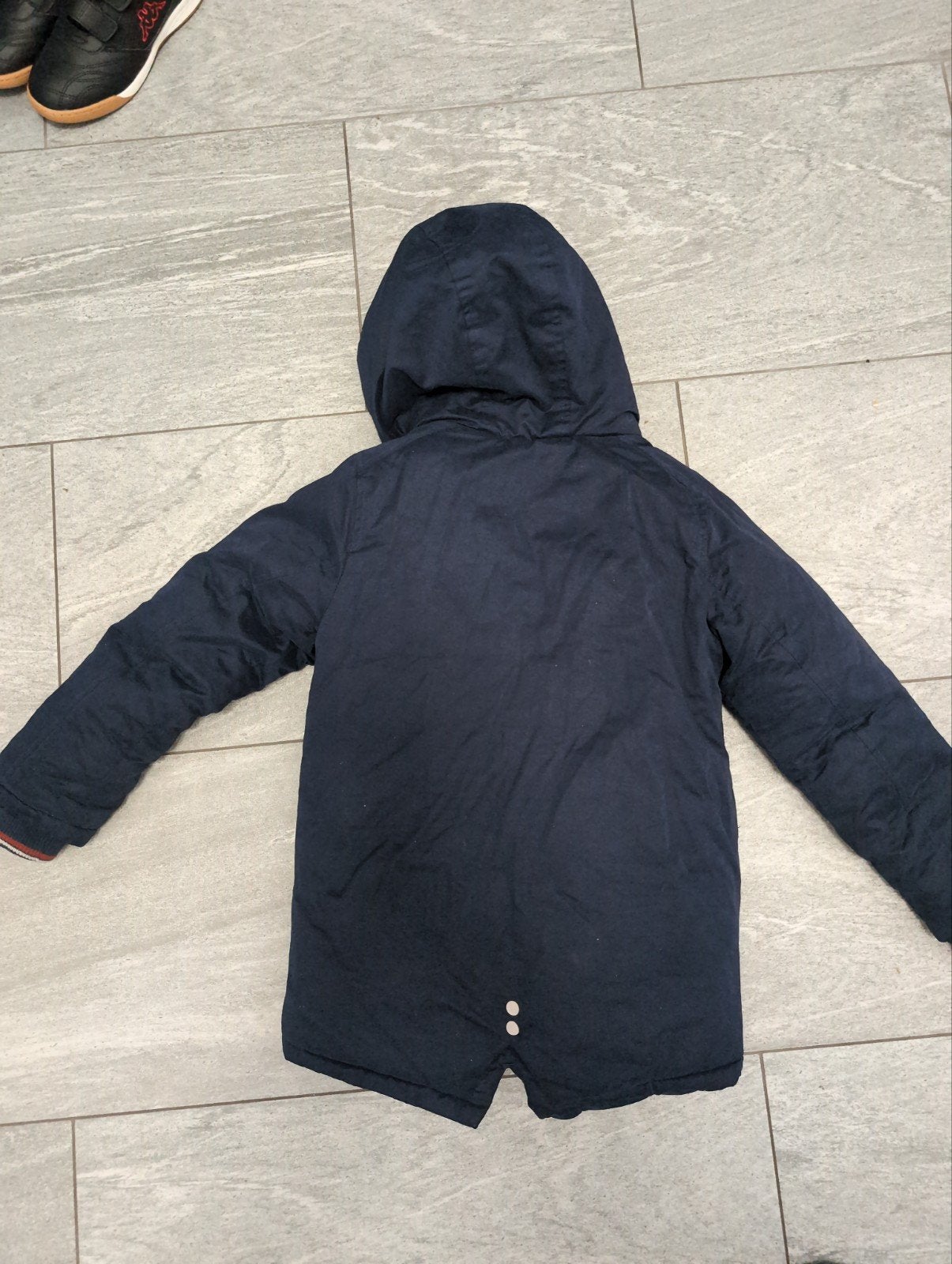 Foto 3 van Donkerblauwe winterjas voor jongens - Okaïdi, maat 128