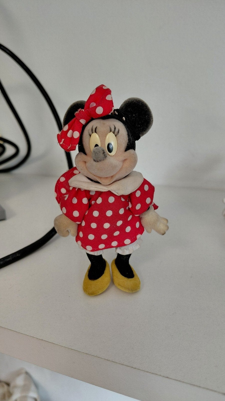 Vintage Minnie mouse figuur Disney, Ophalen of Verzenden, Mickey Mouse, Zo goed als nieuw, Beeldje of Figuurtje