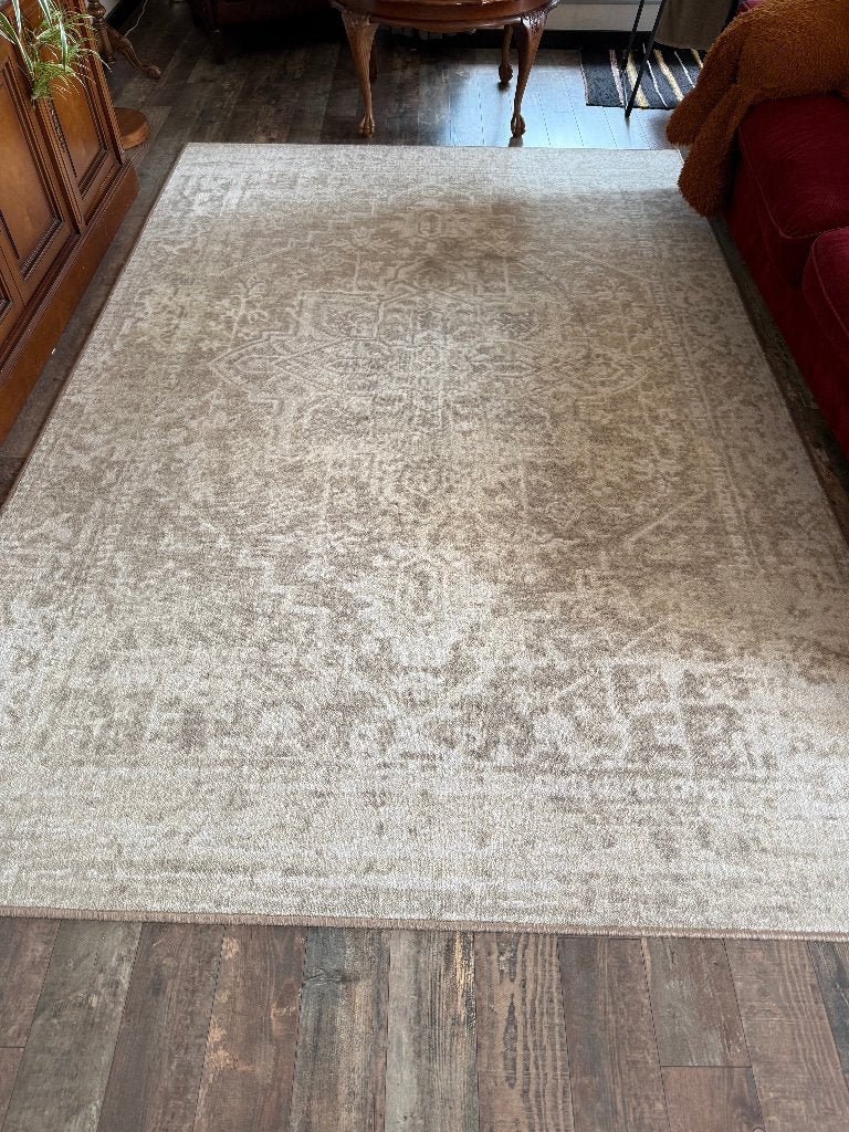 Grijs vloerkleed, Huis en Inrichting, Stoffering | Tapijten en Kleden, Ophalen, Gebruikt, 200 cm of meer, 200 cm of meer