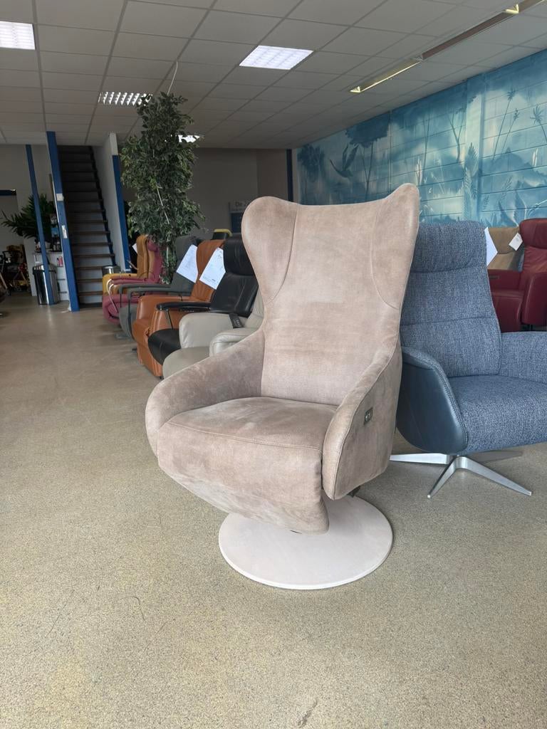 XL sta op stoel relax fauteuil Prominent A101 gratis bezorgd, Minder dan 75 cm, Ophalen of Verzenden, Zo goed als nieuw, Stof
