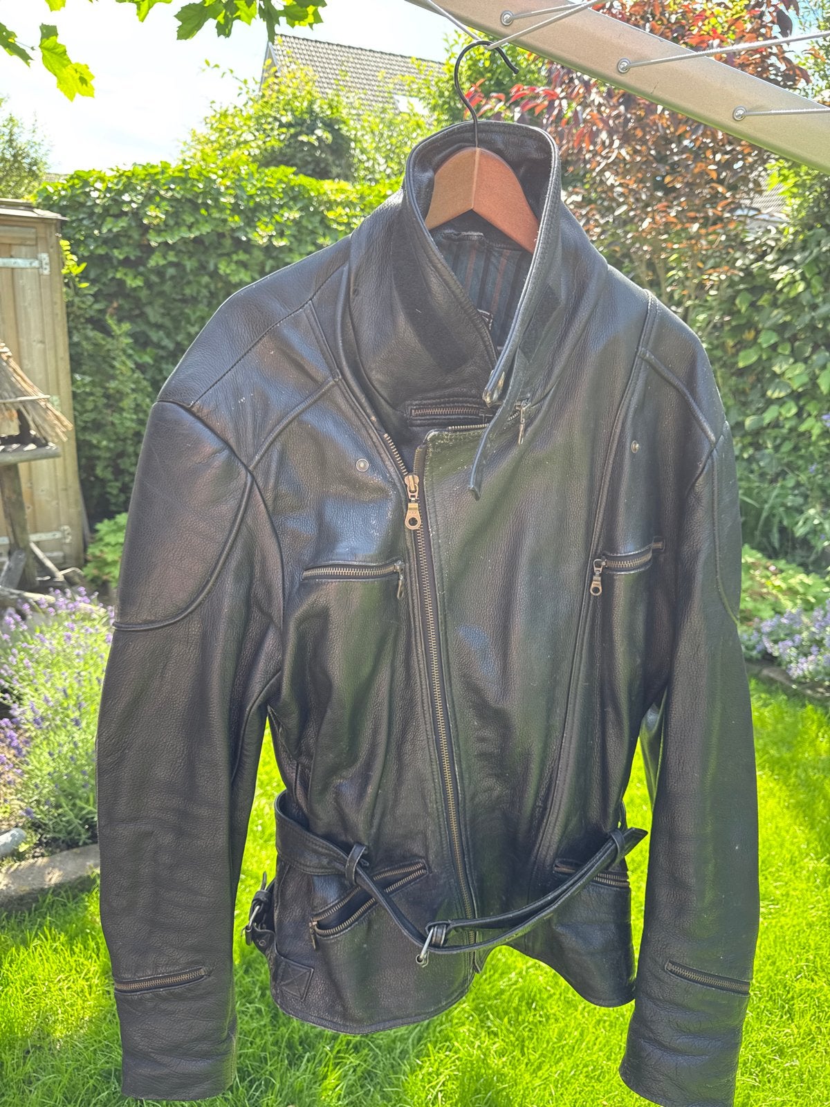 Held Leren Motorjas - Authentic Style, Motoren, Ophalen, Tweedehands, Heren, Jas | leer