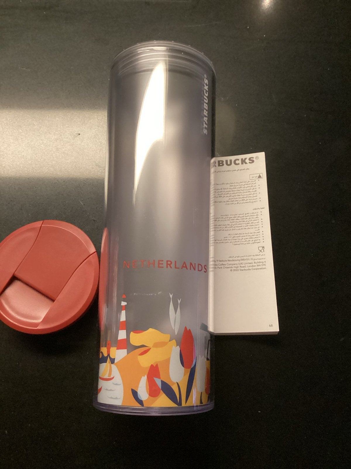Starbucks Nederland Tumbler - Nieuw, Huis en Inrichting, Ophalen of Verzenden, Nieuw, Meerkleurig, Kunststof