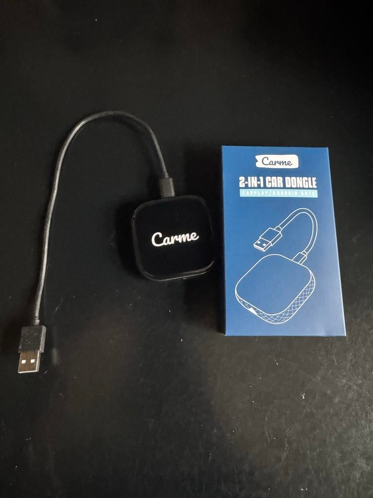 CarMe 2-in-1 Car Dongle Wireless CarPlay/Android Auto, Ophalen of Verzenden, Zo goed als nieuw