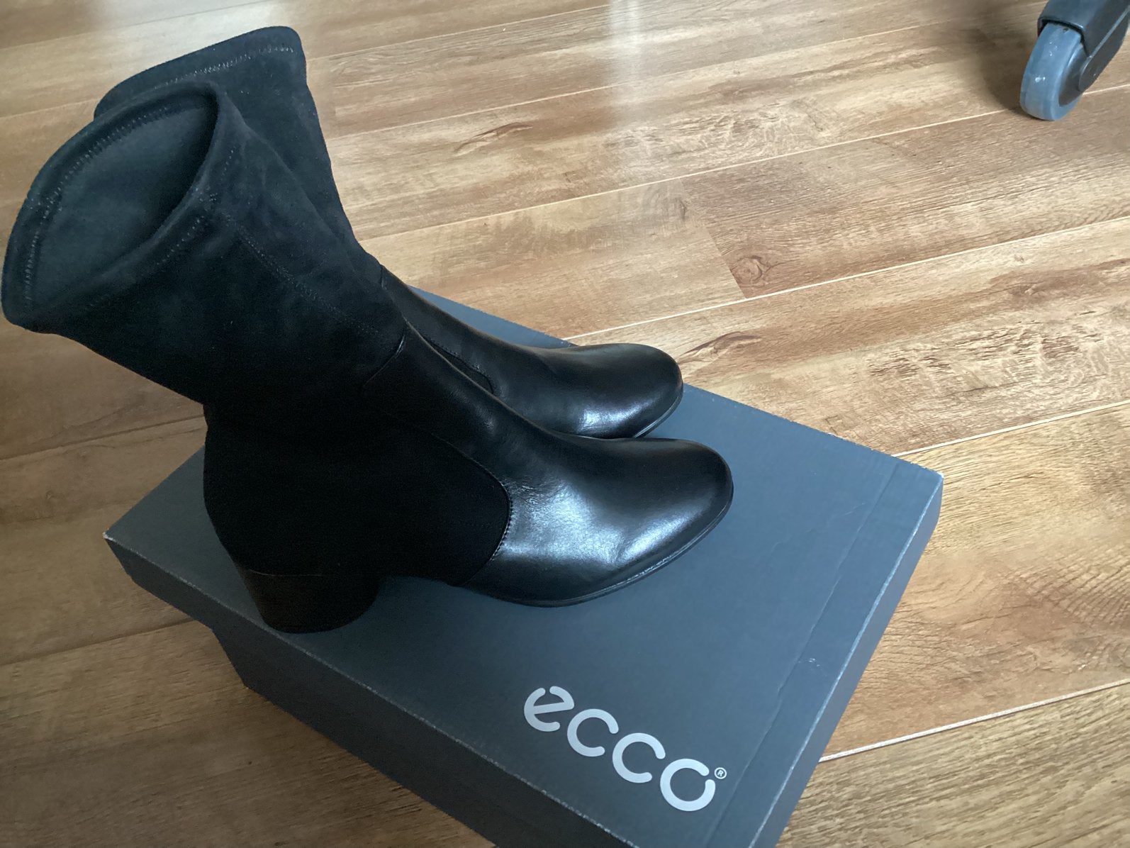 ECCO LAARSJES MAAT 37 NIEUW, Verzenden, Nieuw, Zwart