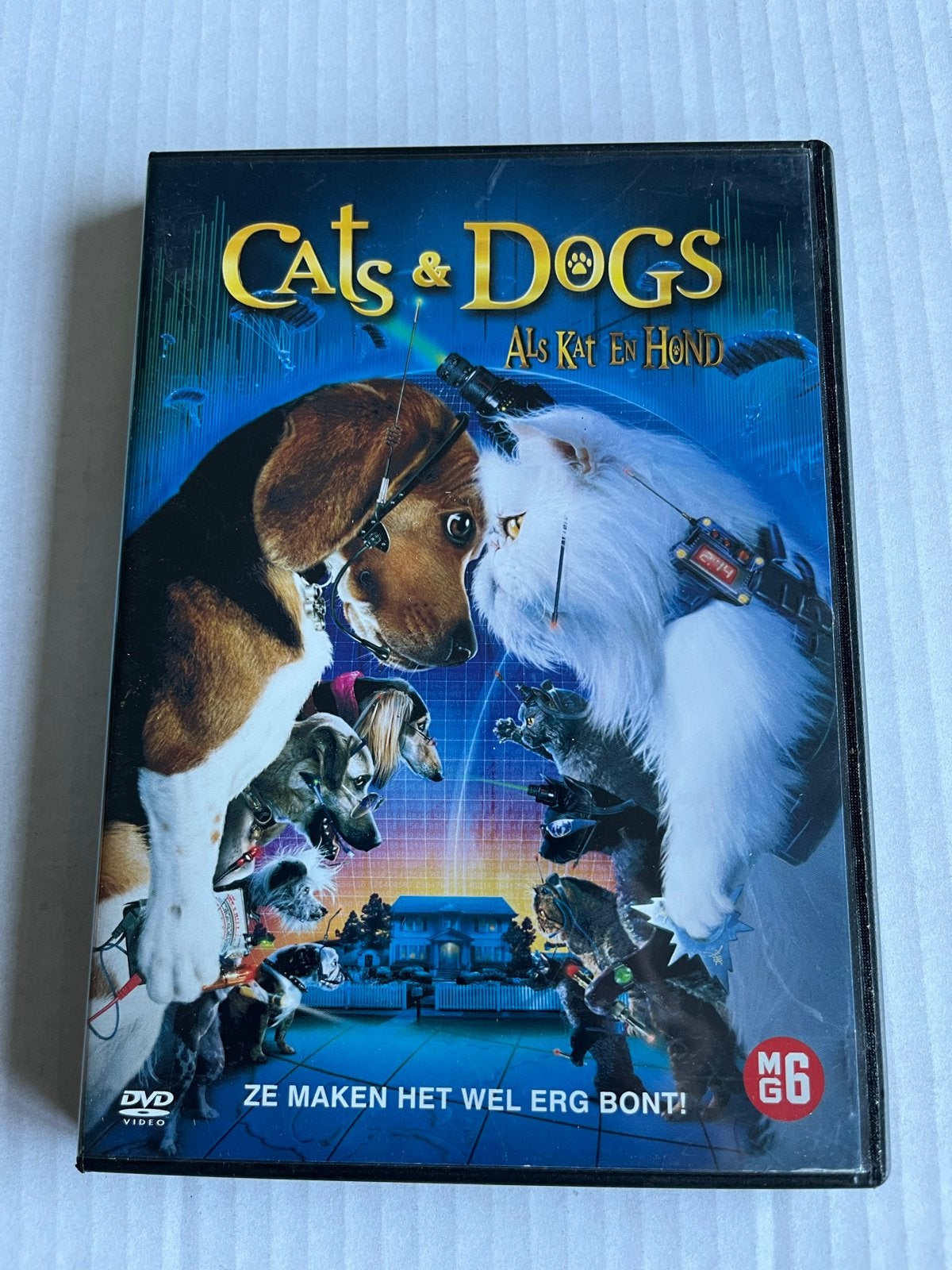 Cats & Dogs: Als Kat en Hond (DVD), Nederlands, Ophalen of Verzenden, Vanaf 6 jaar, Nederlands