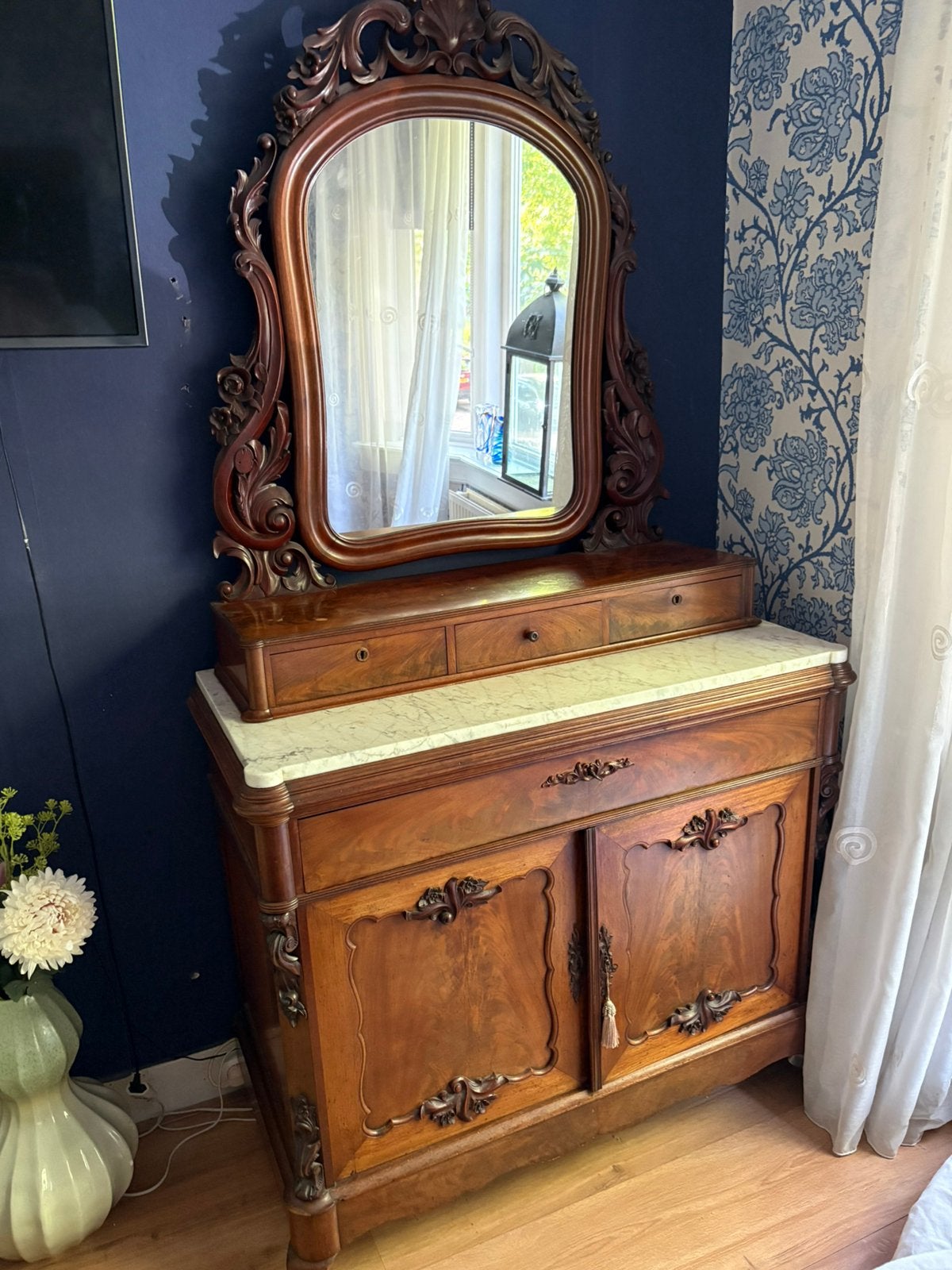 Antieke kaptafel, Antiek en Kunst, Ophalen