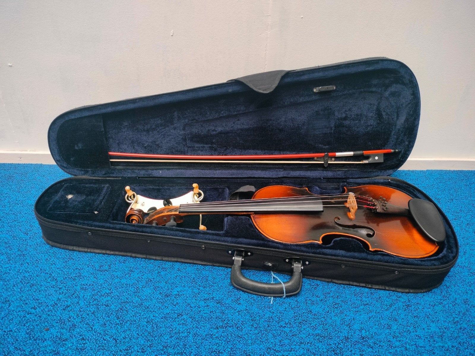 Oude Duitse Atelier Viool, Muziek en Instrumenten, Strijkinstrumenten | Violen en Altviolen, Gebruikt, Viool, Ophalen of Verzenden