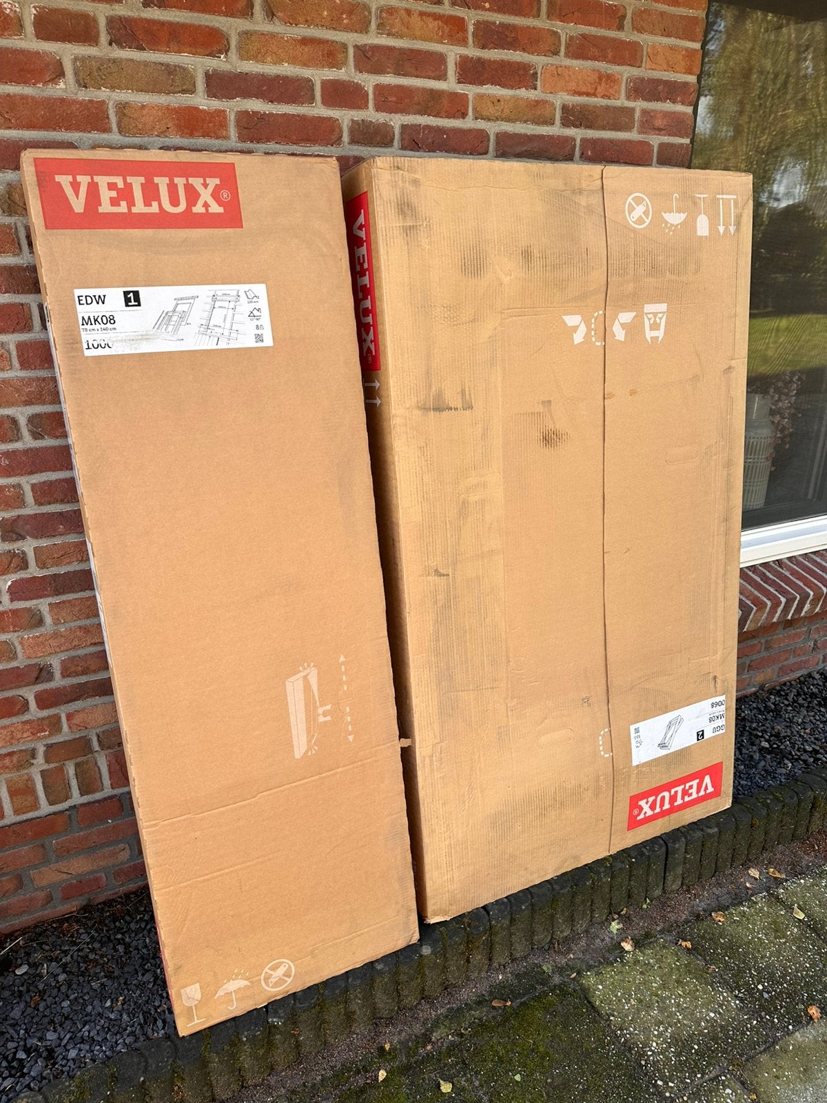 🔥NIEUW🔥VELUX GGU MK08 0068 TRIPLE GLASS KUNSTSTOF 78x140, Ophalen, Dubbelglas, Minder dan 80 cm, 120 tot 160 cm