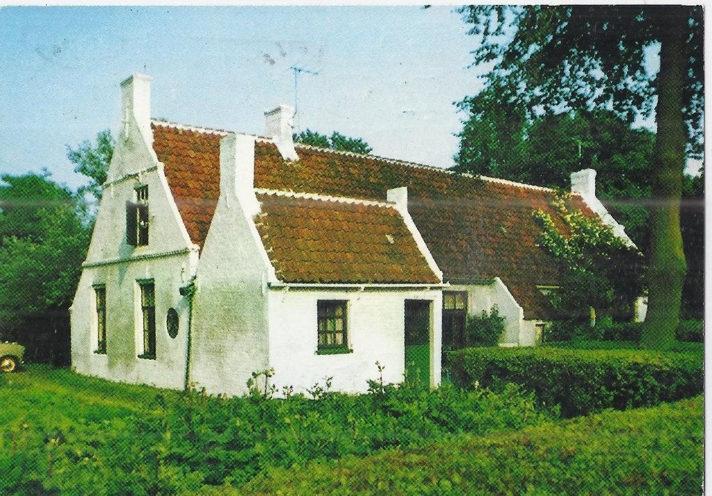 Gelopen Ansichtkaart Amelander huisje ( 614 ) (7 ), Ophalen of Verzenden, 1980 tot heden, Gelopen, Zuid-Holland