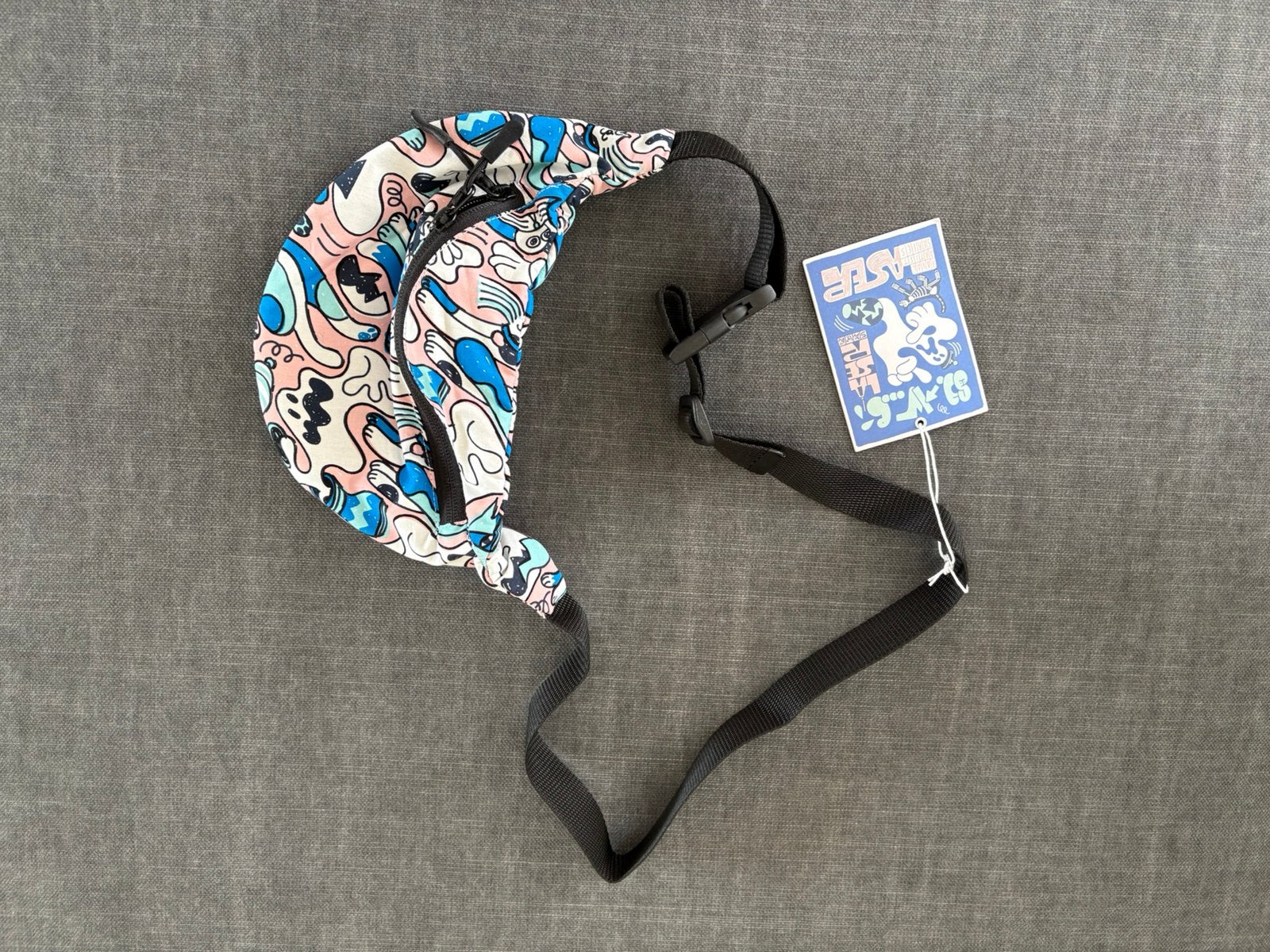 Laser Barcelona fanny bag/ heuptas van artist Sawe, nieuw, Ophalen of Verzenden, Nieuw, Overige kleuren, Overige merken