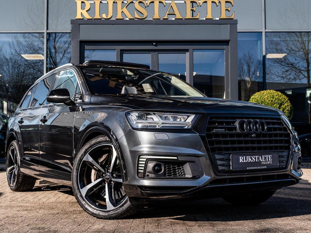 Audi Q7 3.0 TDI E-Tron Quattro|PANO|360|TREKHAAK|LUCHTV., Auto's, Audi, Automaat, Gebruikt, Euro 6, 258 pk