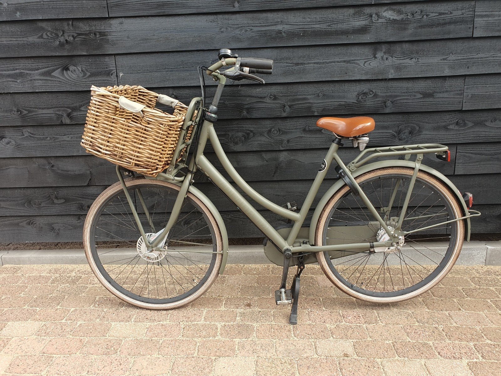 Fiets Cortina u4 raw transport groen, Ophalen, Gebruikt, Versnellingen